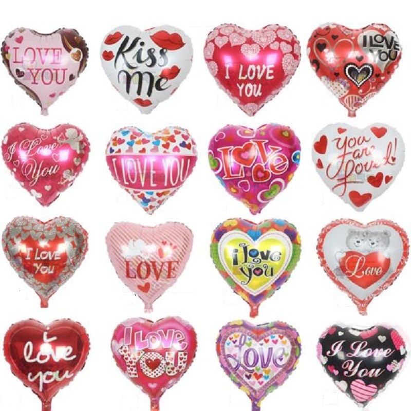 10pcs / lot 18 &&   Ѵ ǳ ߷Ÿ  ȥ  Ƽ ǰ    ǳ ۷κ/10pcs/lot 18&& I LOVE YOU Balloons Valentine day Wedding Decoratio